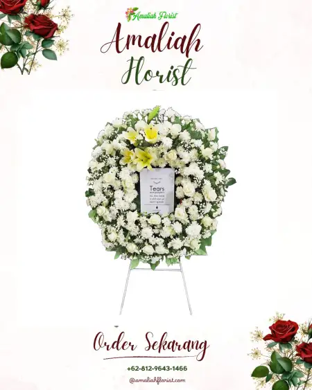 Krans Bunga Duka Matur